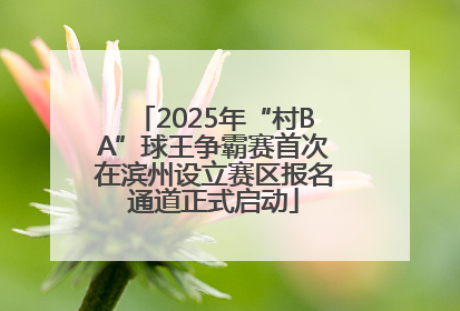 2025年“村BA”球王争霸赛首次在滨州设立赛区报名通道正式启动