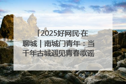 2025好网民·在聊城｜南城门青年：当千年古城遇见青春歌谣 一湖碧水见证的“聊城式浪漫”