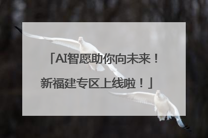 AI智愿助你向未来！新福建专区上线啦！